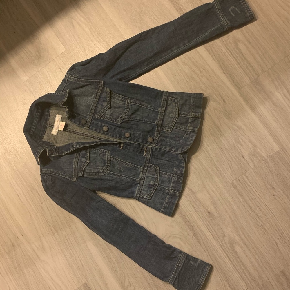 Jean jacket “cinched waist” by Calvin Klein